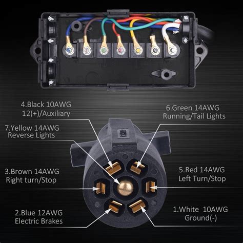 4 wire trailer junction box|heavy duty trailer wiring kit.